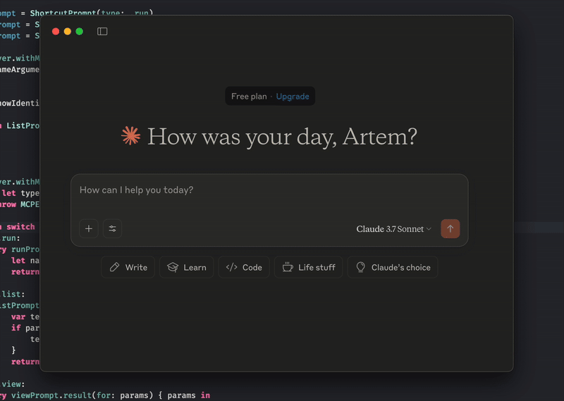 Shortcuts MCP Server Preview