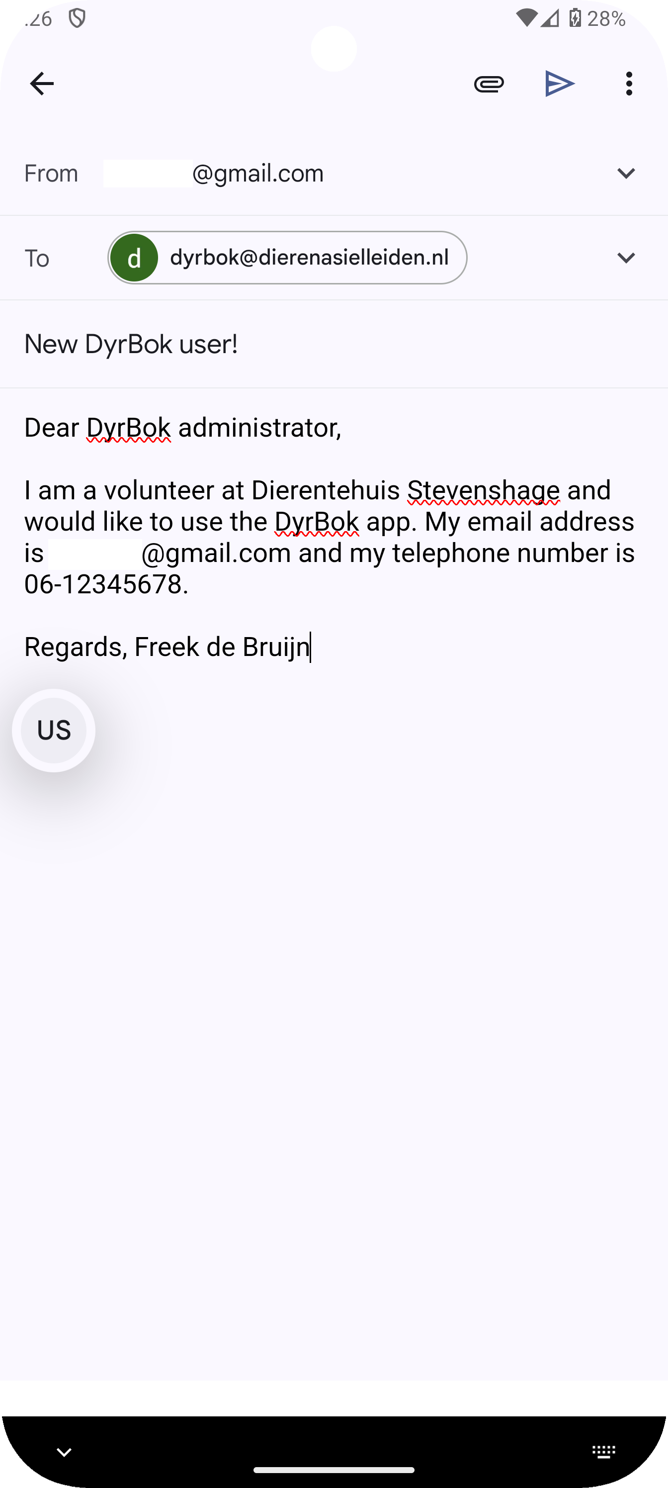 DyrBok login - ask for access by email.