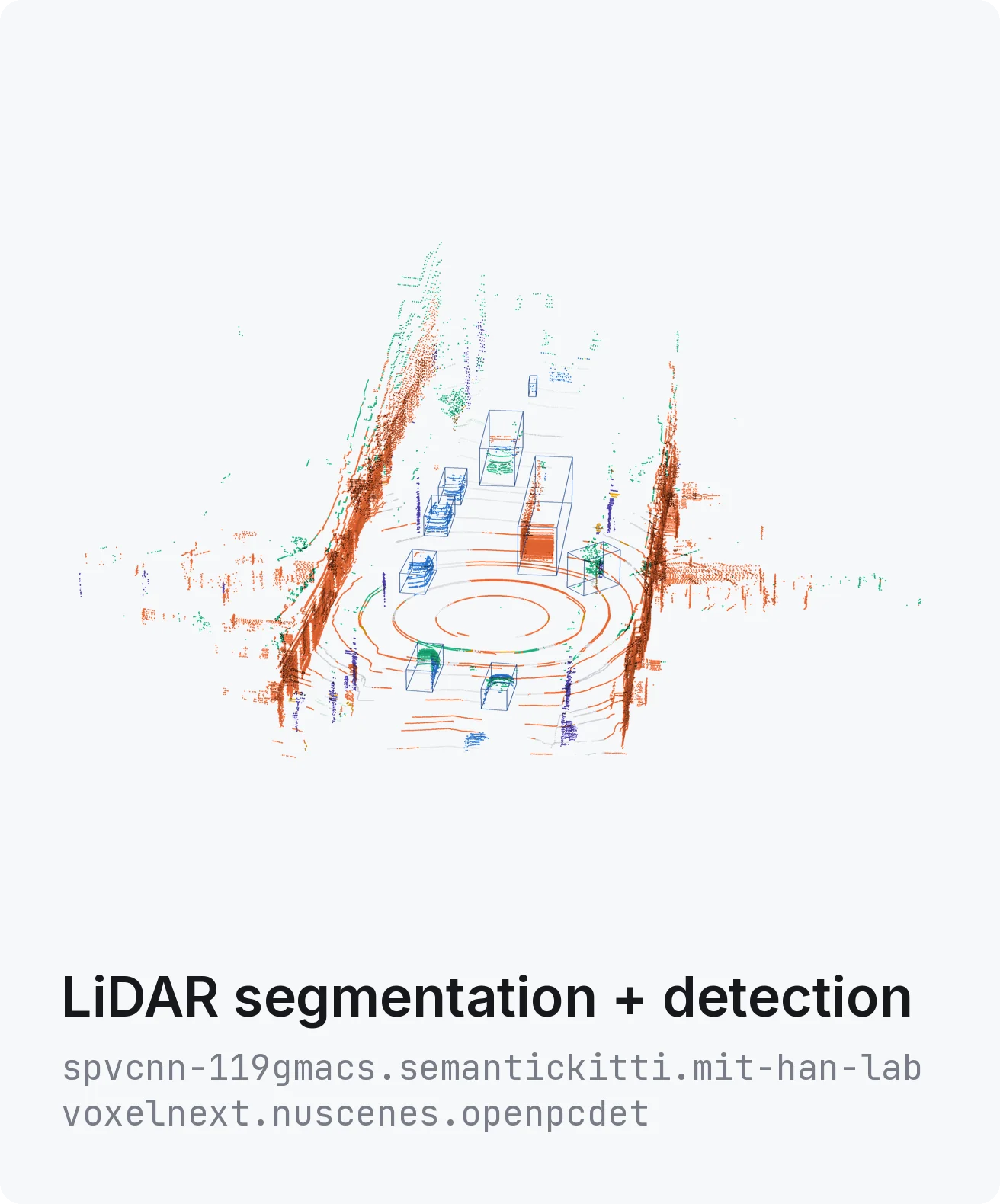 LiDAR segmentation and detection
