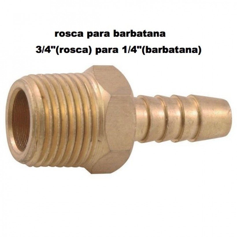 L ESPIGAO MACHO 1/2"X3/4" LATAO - WORKER