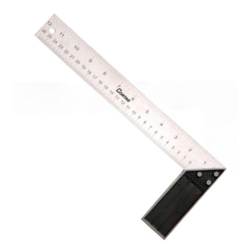 ESQUADRO CABO ALUMINIO 30 CM (12")