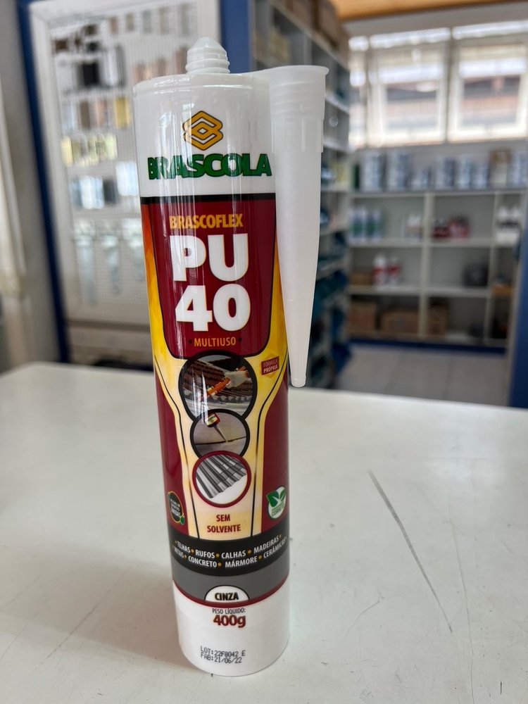 PU 40 PRO CINZA 400G - BRASCOLA