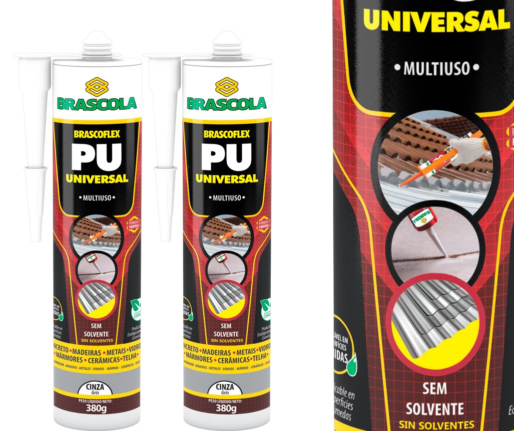 PU UNIVERSAL CINZA 80G - BRASCOLA