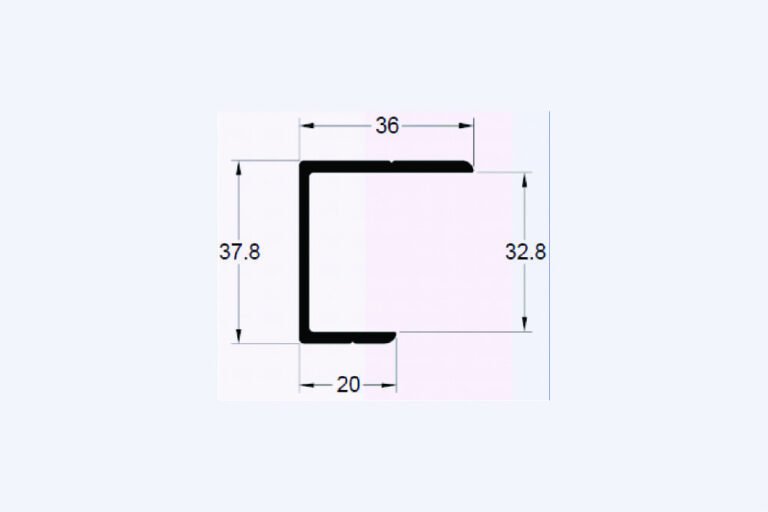 PERFIL ARREMATE P/FORRO PVC H 6M