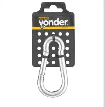 MOSQUETAO C/TRAVA  8X80MM VONDER