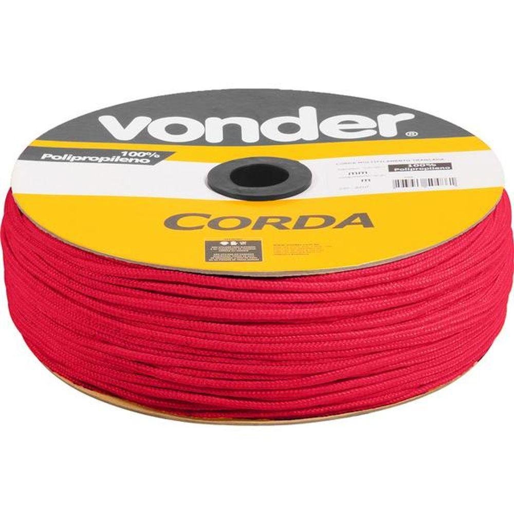CORDA TRANC  8MMX258M - 476KGF VERMELHA