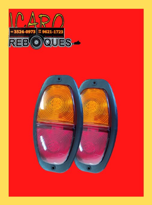 SINALEIRA CANOINHA LED 4 FUNÇÕES PT