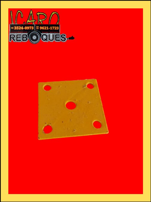 BASE DE MOLA (5 FUROS) - 4,75 - FURACAO 14MM