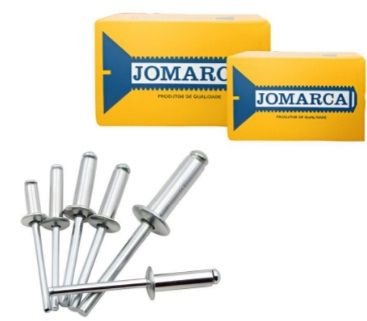 REBITE ALUMINIO 4.8MMX16MM - 516 JOMARCA