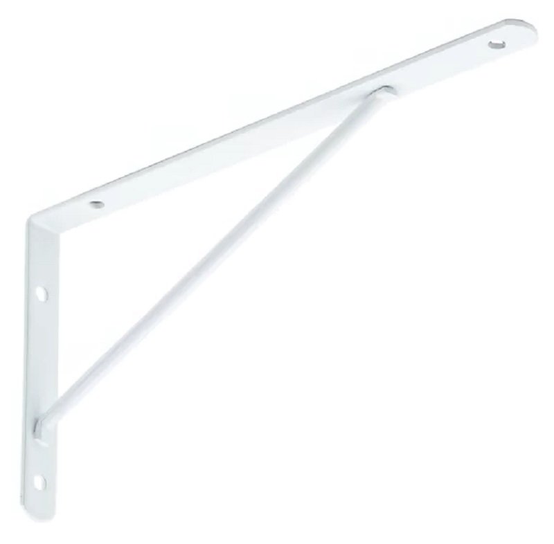 SUPORTE P/ PRATELEIRA 20CM BRANCA 954
