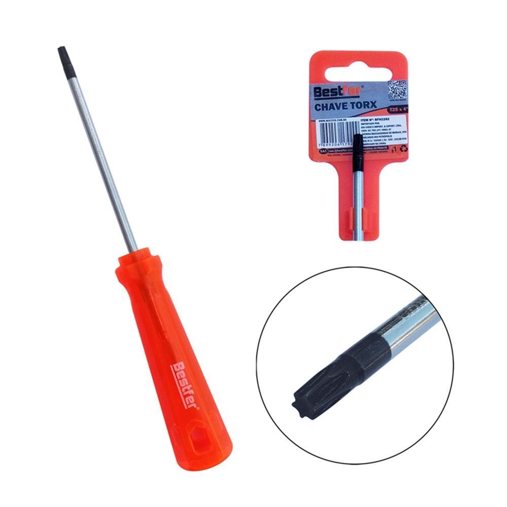 JG CHAVE TORX T9,T10,T15,T20,T25,T27,T30,T40 8 PC - BF