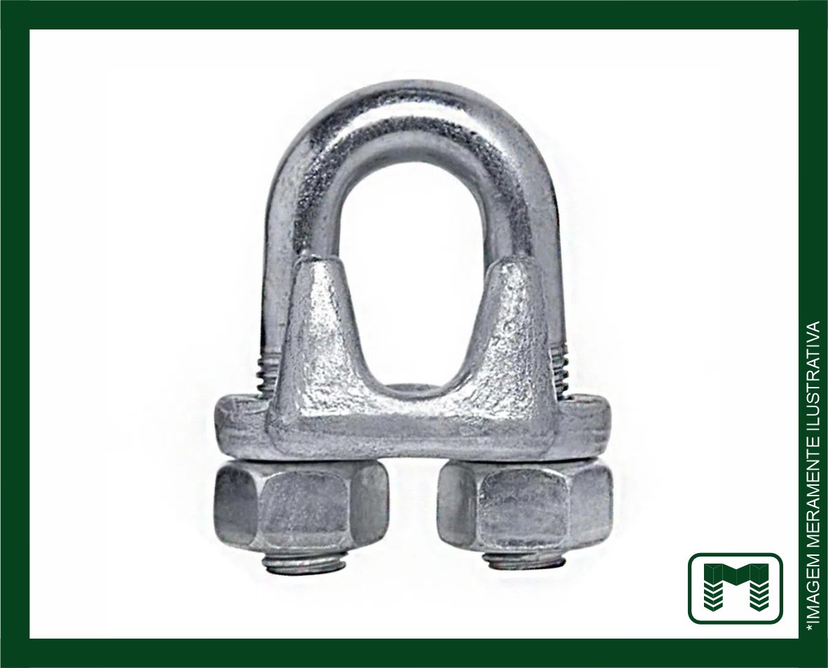 CLIP P/ CABO DE ACO - 1/4" BF