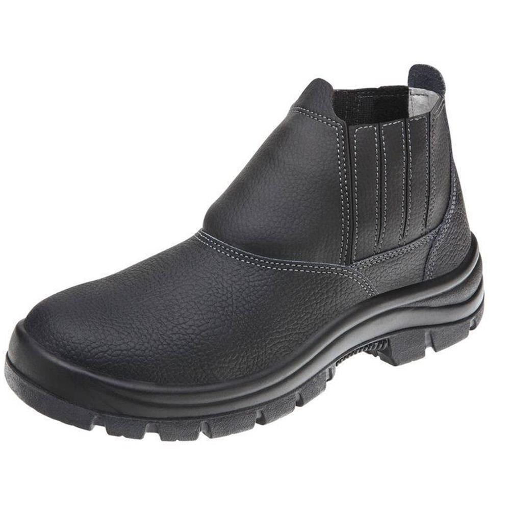 BOTA ELAST BICO ACO PRETO 44