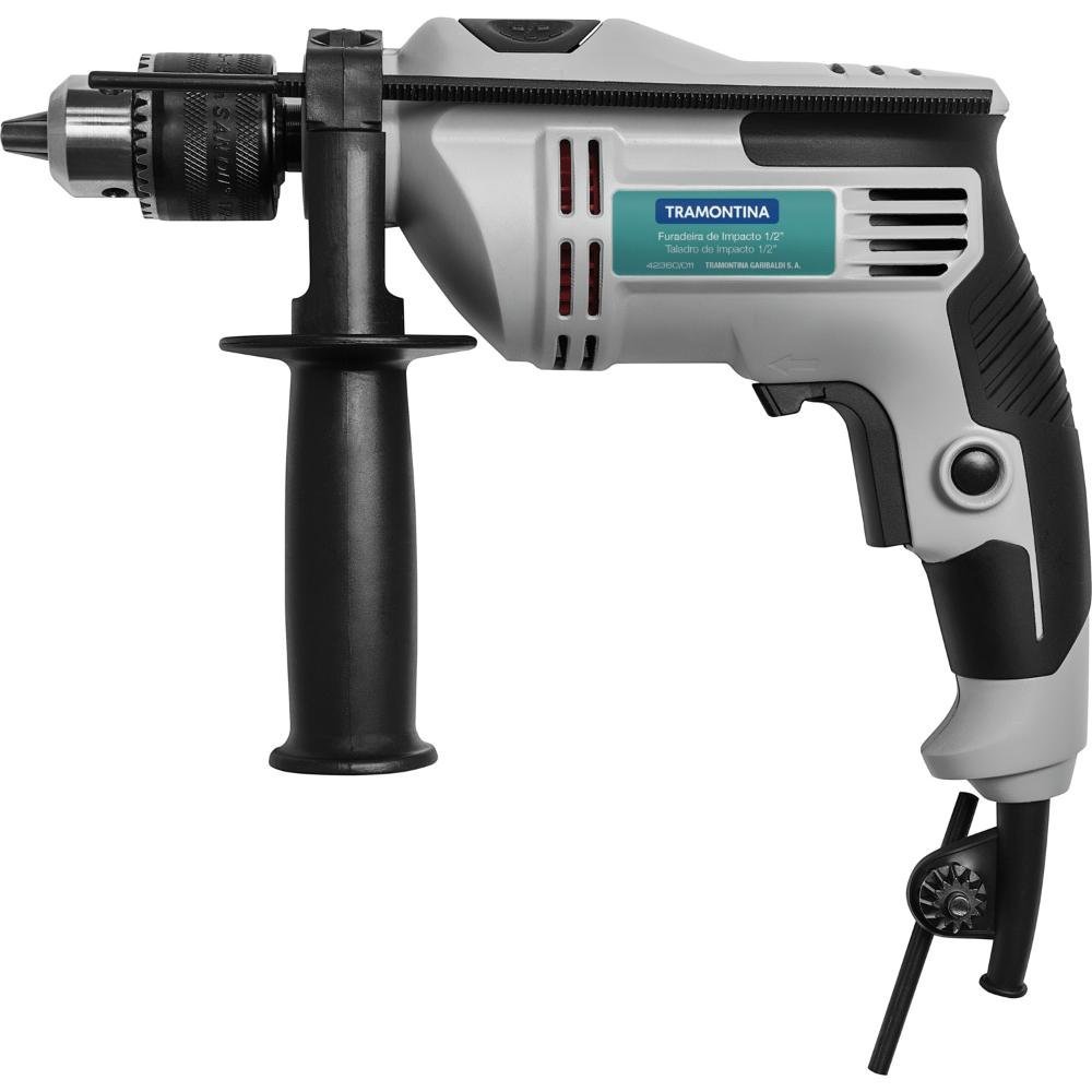 FURADEIRA DE IMPACTO TRAMONTINA 3/8 500W 127V