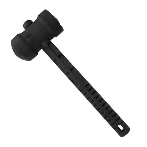 MARTELO DE BORRACHA PRETO 80MM