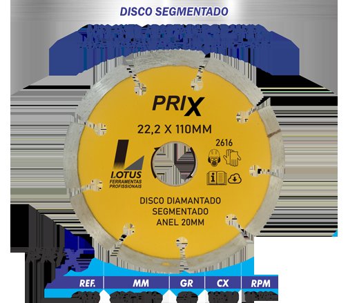 DISCO DIAM. SEG CANION 110 MM RD