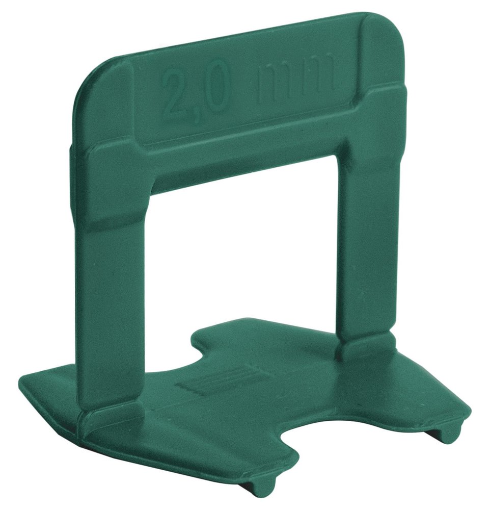 CLIP NIVELADOR 2,0 MM (VERDE) CX 12 UN