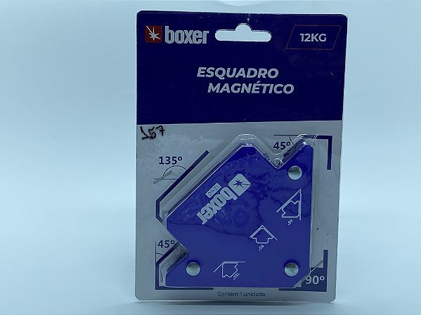ESQUADRO MAGNETICO 12KG BOXER