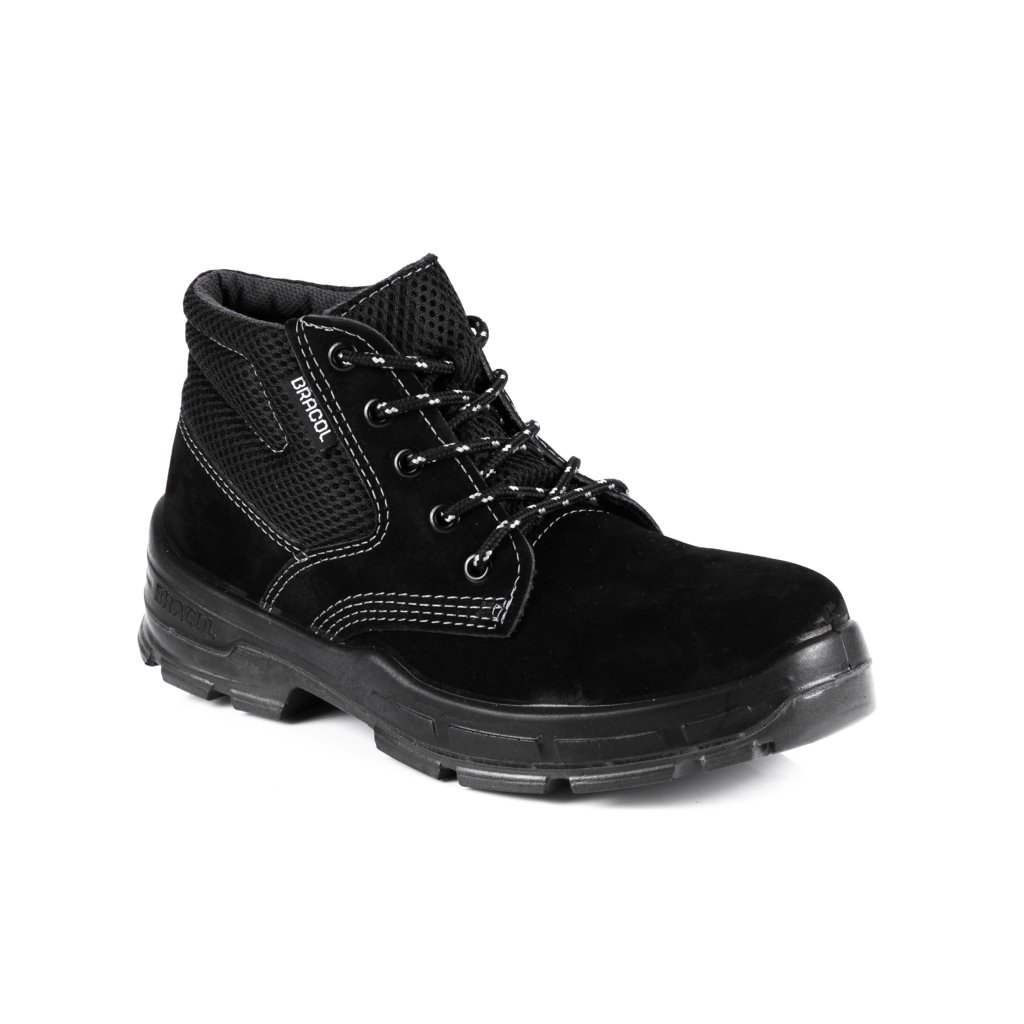 BOTA EVEREST PRETA COURO B/PLAST 43