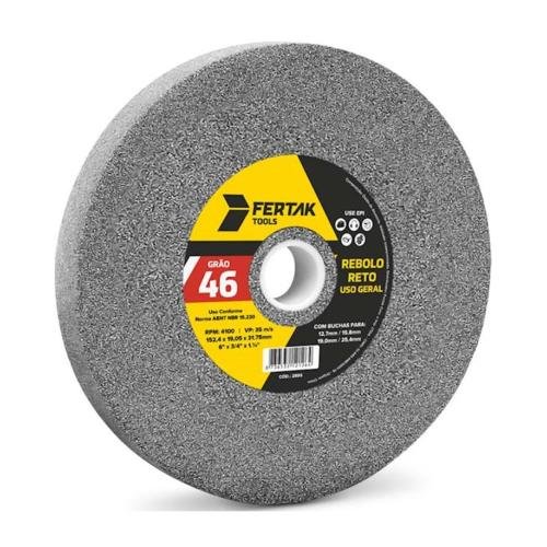 REBOLO GERAL 6"X1"X1.1/4" MEDIO - G46