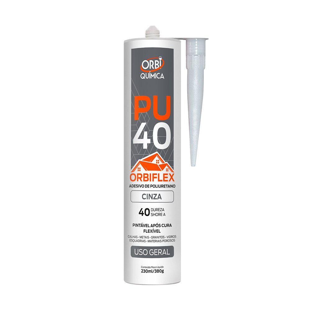 PU 40 CONSTRUCAO CINZA 380G - ORBIFLEX
