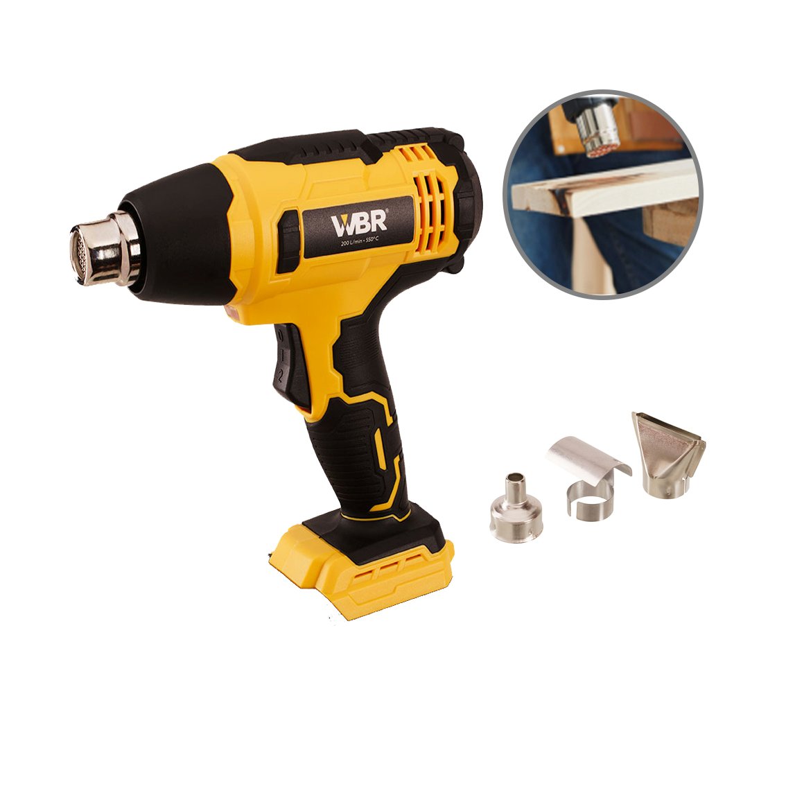 SOPRADOR TERMICO COM LED - WBR CORDLESS