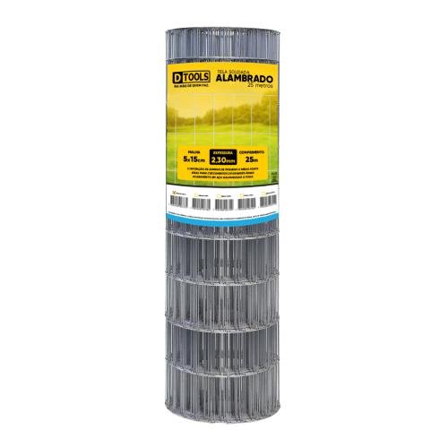 TELA ALAMBRADO FIO 12X 1,50MT ALT