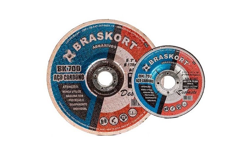 DISCO DESBASTE 9" X 7/8" BRASK