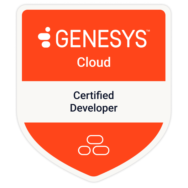 Genesys Cloud CX: Developer Certification