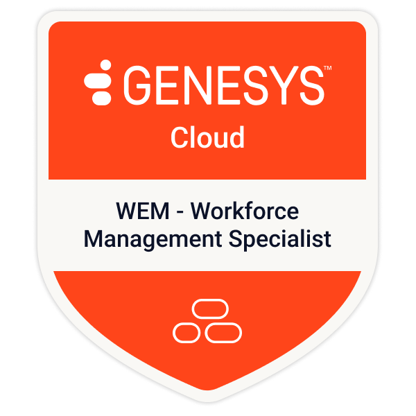 Genesys Cloud CX: Workforce Management Certification