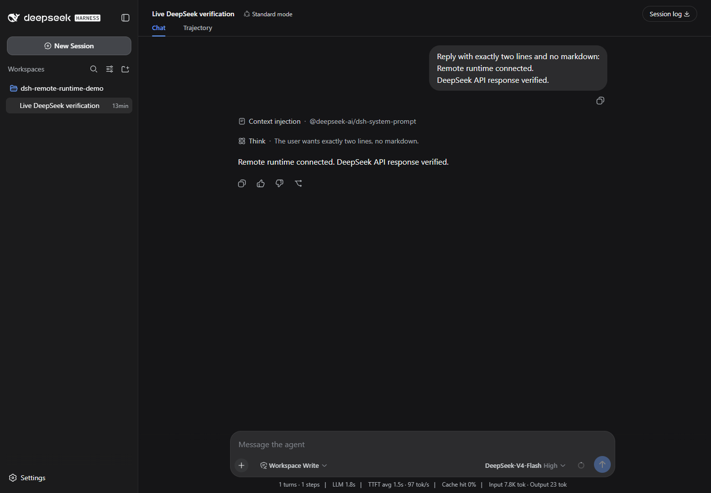 Remote Harness UI