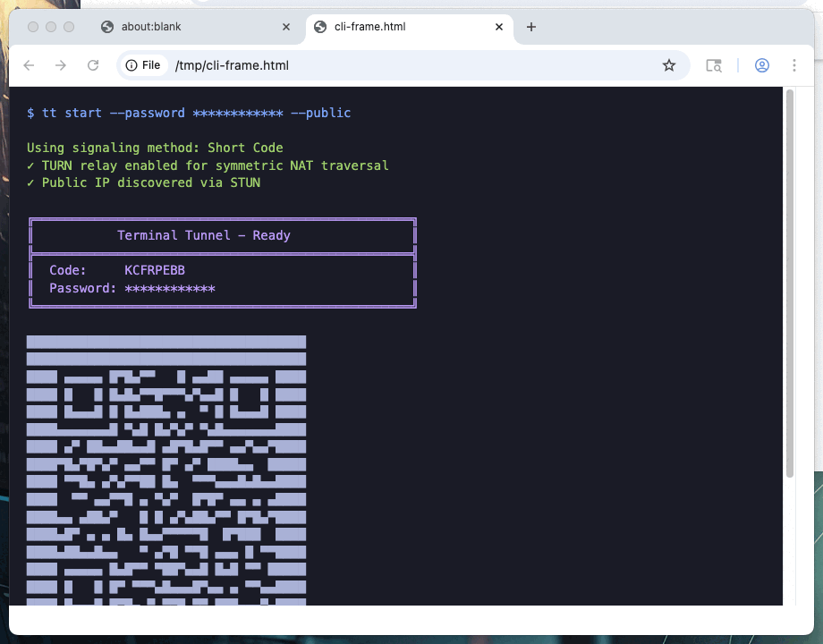 artpar/terminal-tunnel cover