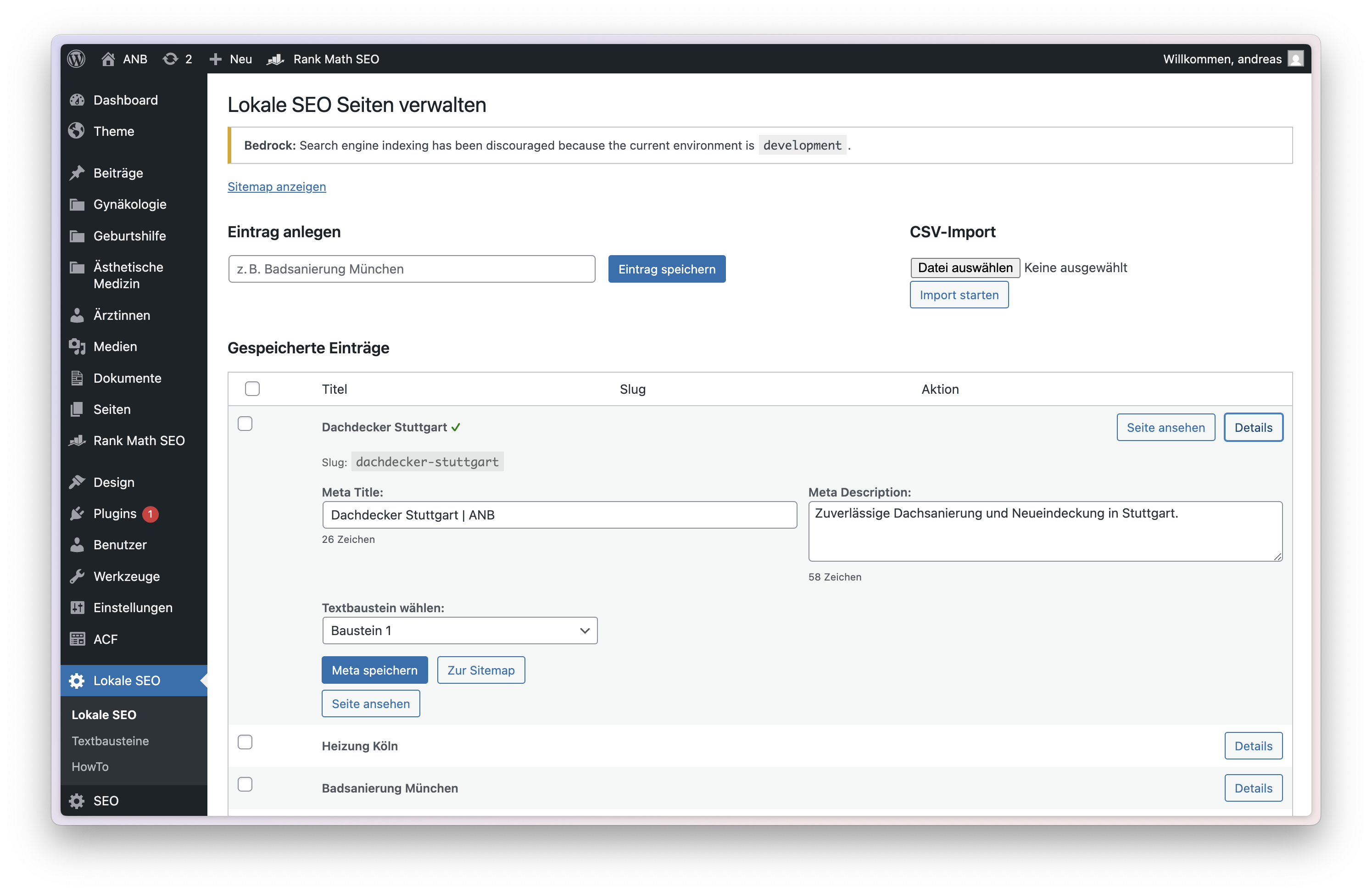 Screenshot 2 – Edit Metadata and Snippet