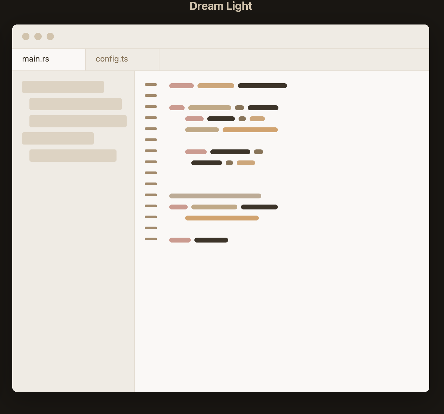 Dream Light Theme Preview
