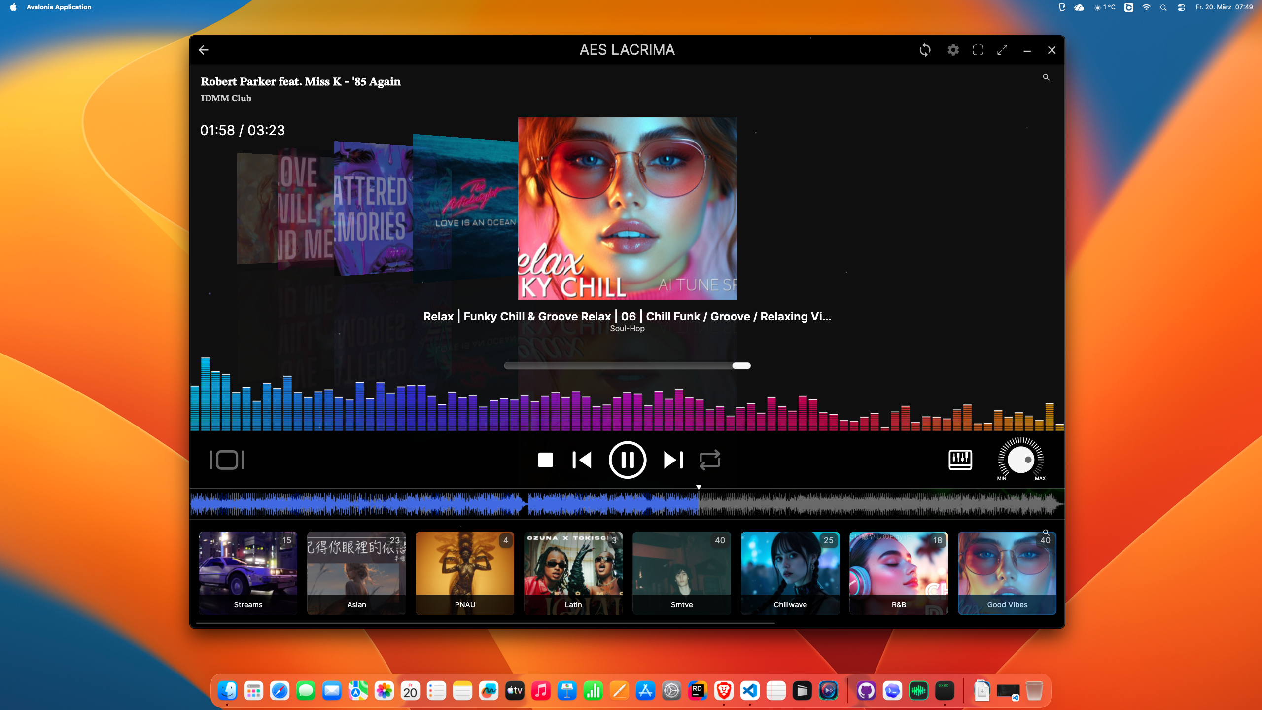 AES Lacrima on macOS