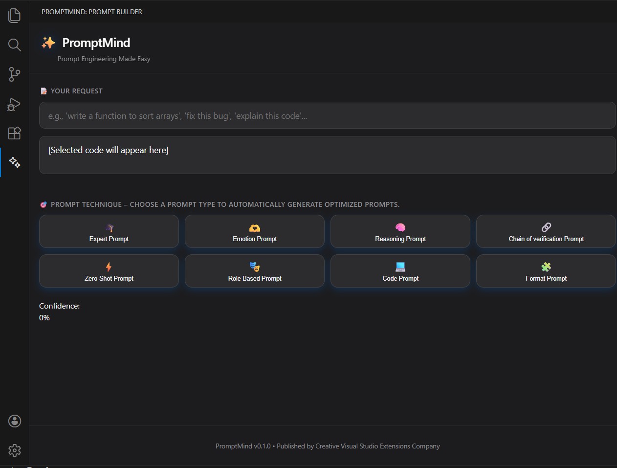 PromptMind Interface