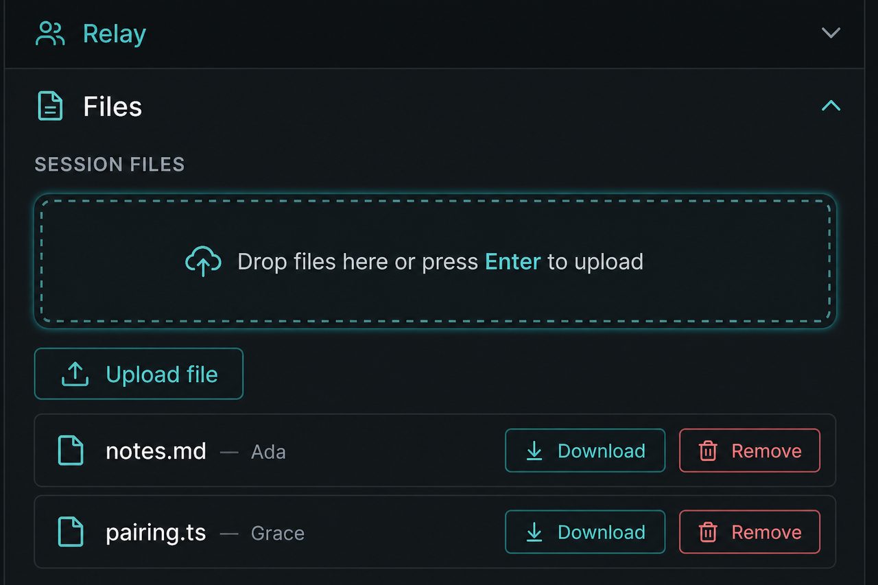 Session files