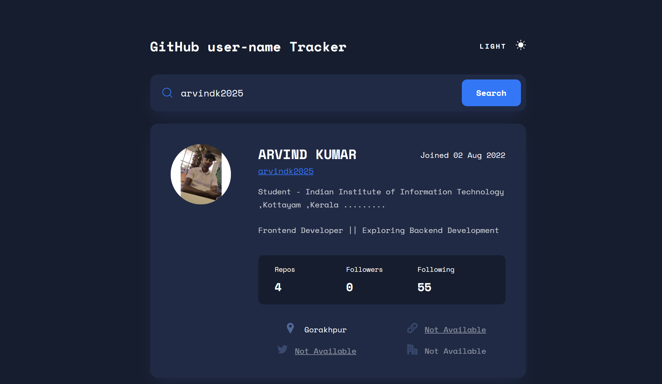 GitHub_Username_Tracker