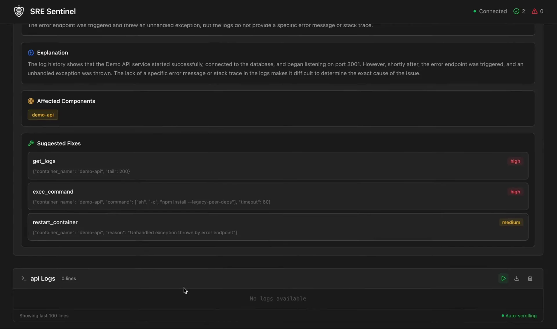 Dashboard Monitoring