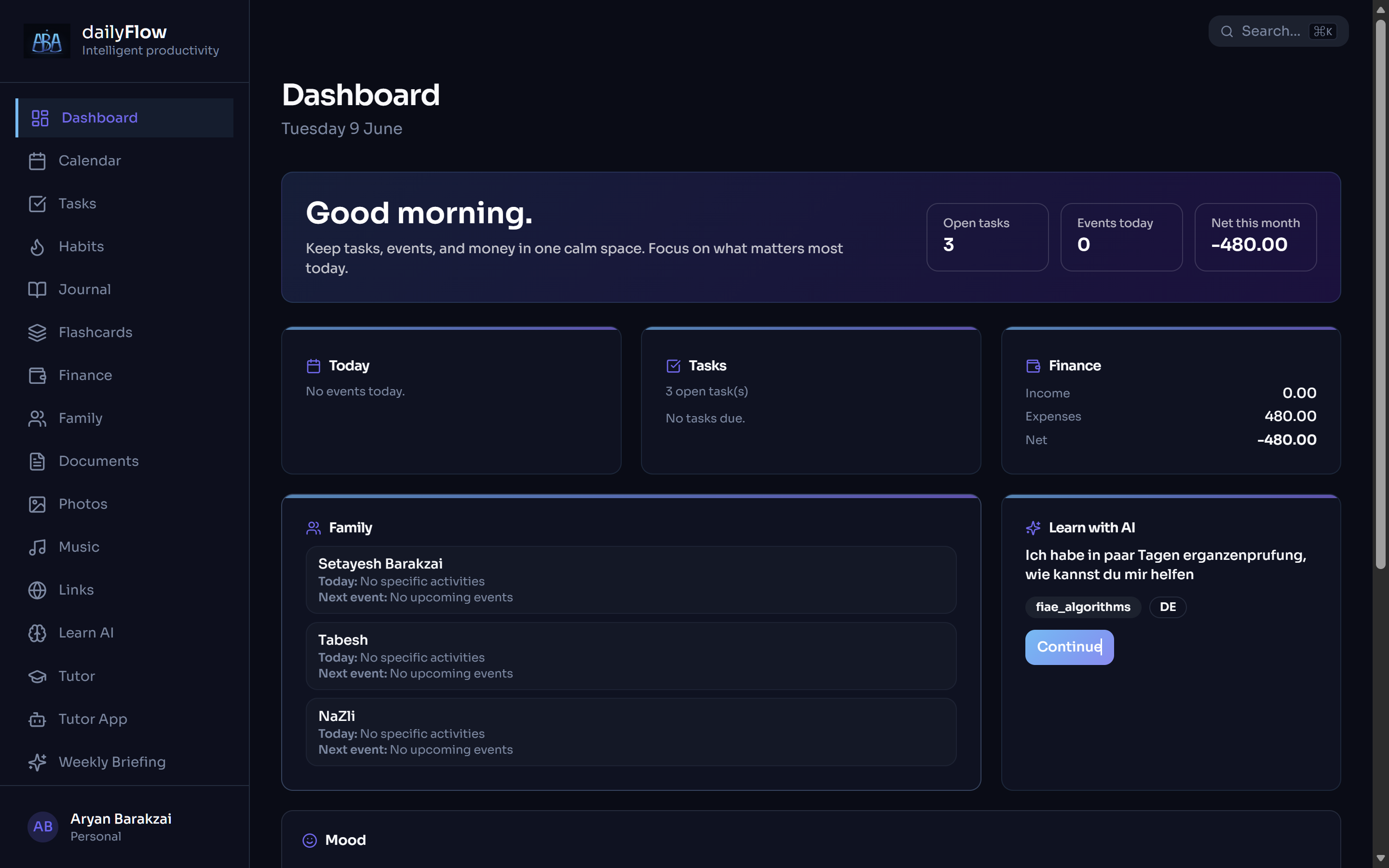 Dashboard