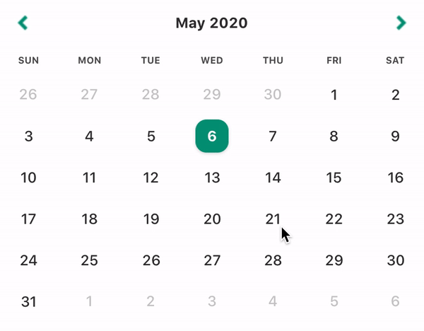 Not Optimized Calendar