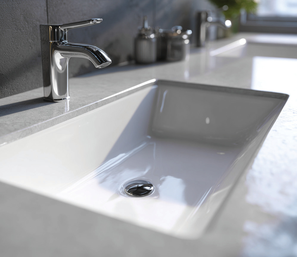 OTTO Sink · Undermount Porcelain Sink White