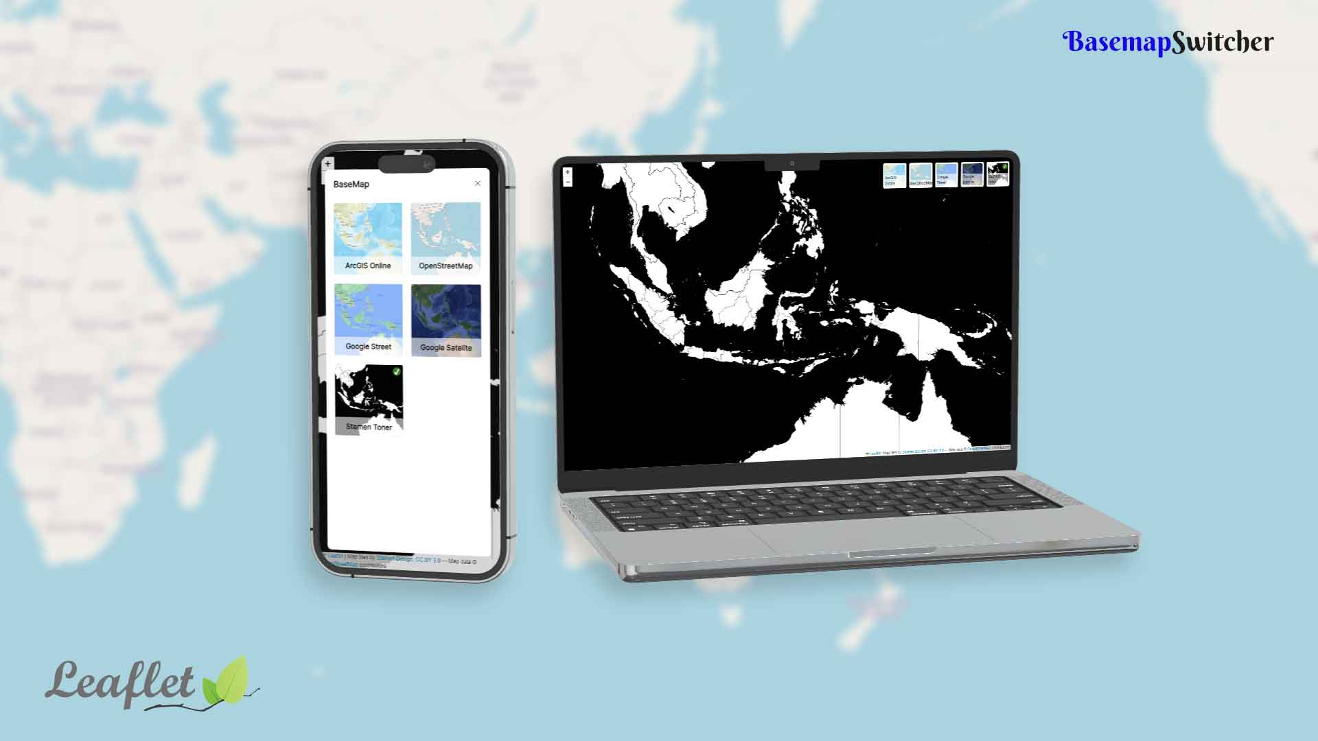Leaflet BaseMap Switcher