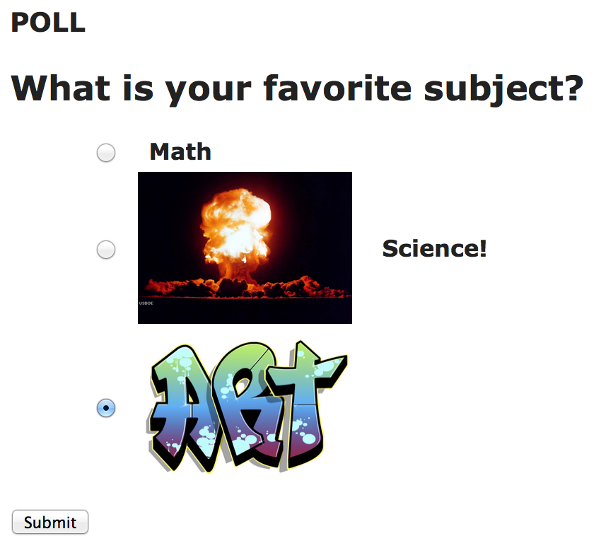 Mixed label poll