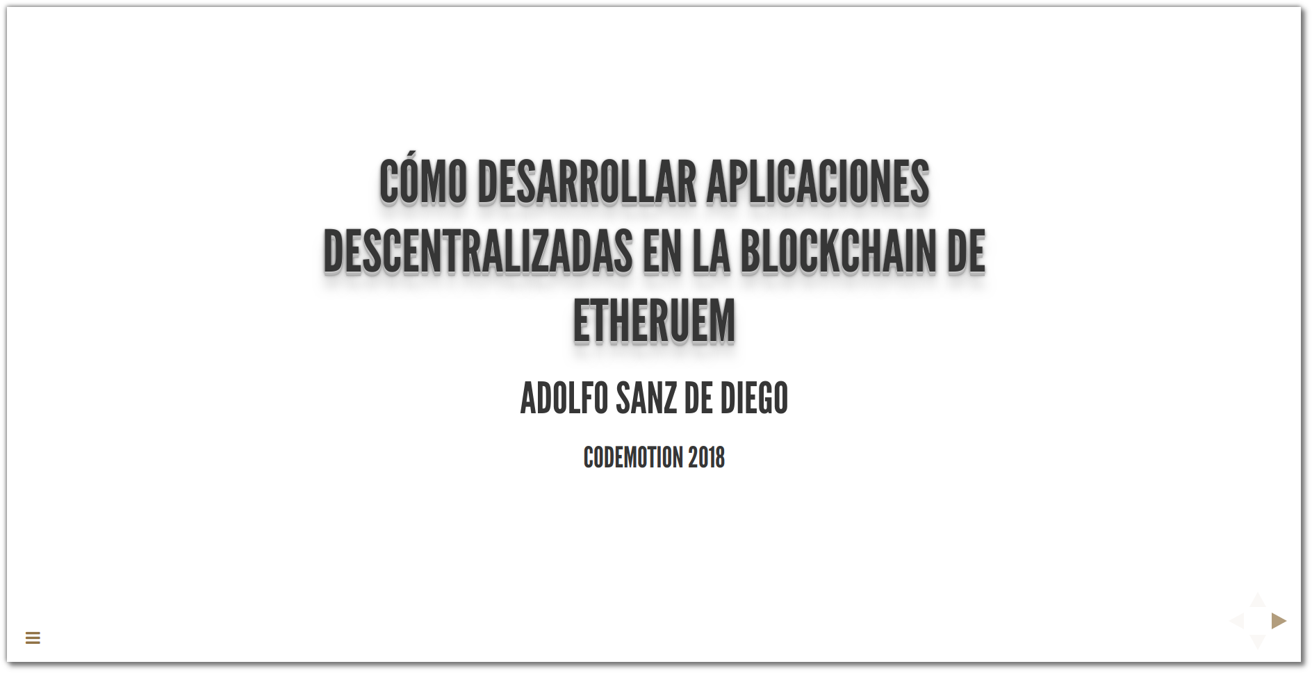 Slides de la charla