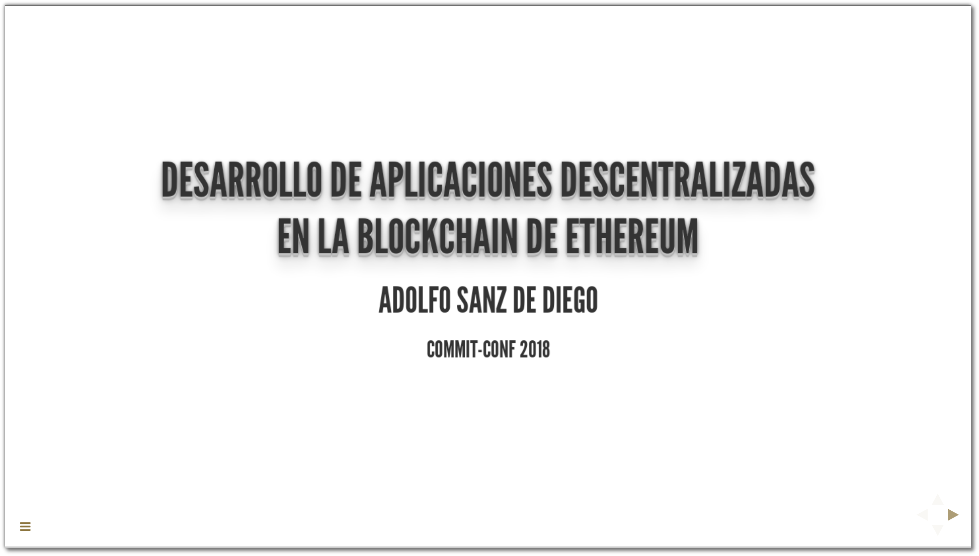 Slides de la taller