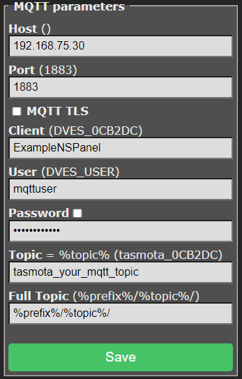 tasmota-mqtt-config