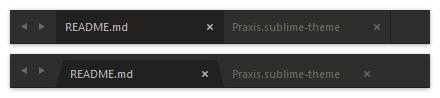 Praxis Tab Styles