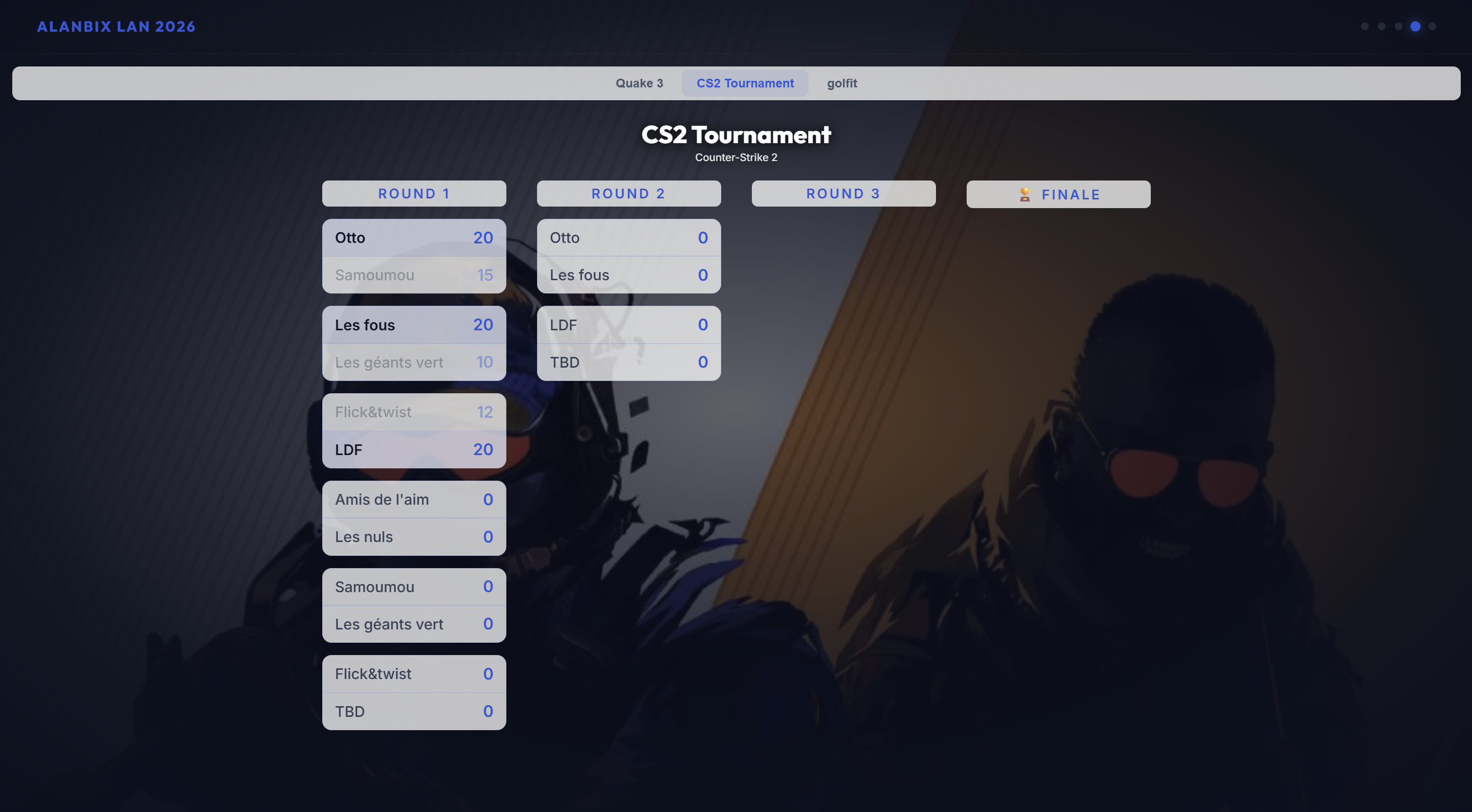 Spectator Bracket