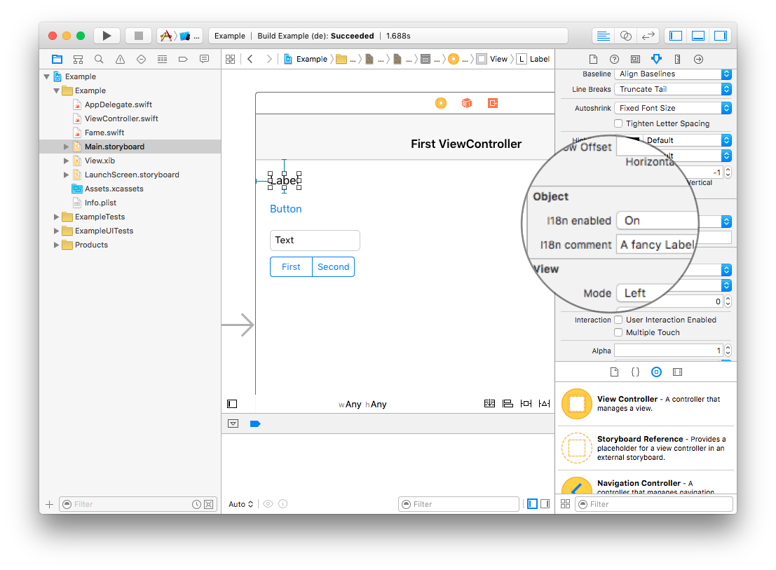 Interface Builder Integration